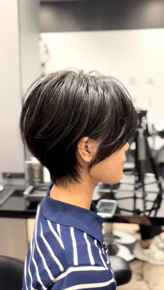 ショート HARUKI  MINATO Japan広島紙屋町店所属・hmj紙屋町店 脊戸智志のヘアスタイル