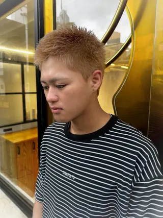 ショート カラー メンズ メンズNO.1口コミ 高評価🟡三澤拓海✅のヘアスタイル