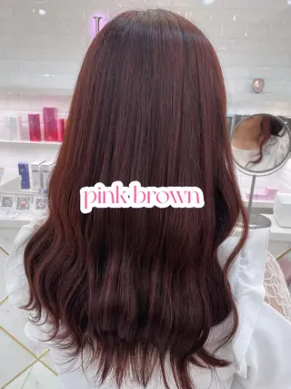 ロング ガーリーカラー🩷 ユウ🍓💞のヘアスタイル