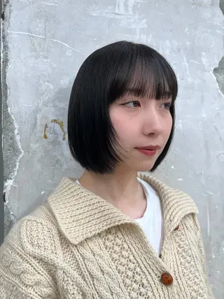 カラー the hinc所属・miyu /大阪 /レイヤーカットのヘアスタイル