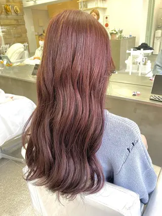 ロング カラー ヘアアレンジ 💫お呼ばれヘア💫 髪質改善✨トモエ市川のヘアスタイル