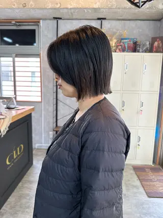 ショート C’LD hair produce /シールドヘア所属・モテ髪/ボブ/ショー ト/アダチフウトのヘアスタイル