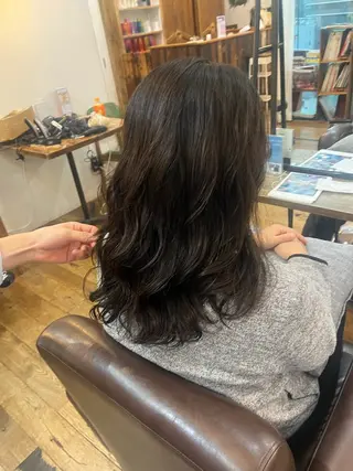 パーマ 東茉央/透明感カラー /パーマ🧸銀座のヘアスタイル