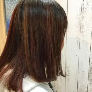 ミディアム カラー embrace エンブレイスのヘアスタイル