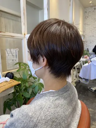 ショート 髪質改善♡奈良 富雄 川本佳歩のヘアスタイル