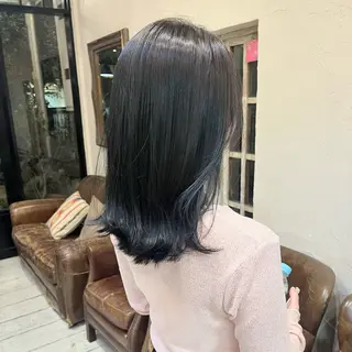 ミディアム Belle 並木通り店所属・rena/ パーマ/カラーのヘアスタイル