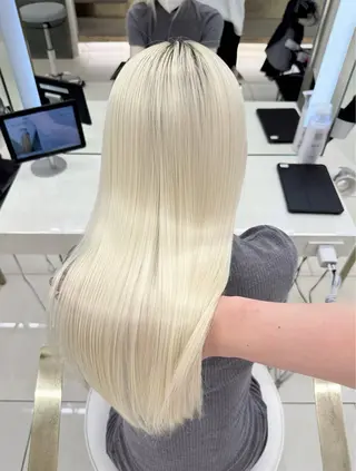 カラー COA  ginza所属・🫧無料カットモデル 韓国透明感カラー🫧のヘアスタイル