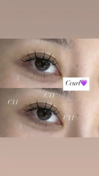 マツエク・マツパ アイブロウ パリジェンヌ まつげパーマ専門店 AI所属・🐰Sara🐰 hair/eye🖤のマツエク・マツパデザイン