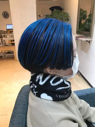 ミディアム kazuya 縮毛矯正髪質改善✨✨のヘアスタイル