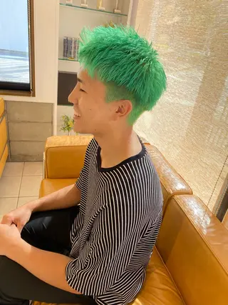 ショート カラー 山田勇真 ボブ/縮毛矯正/金山のヘアスタイル