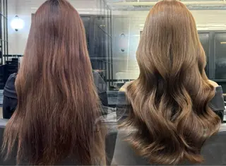 ロング カラー オリーブベージュ 🫒🩶Rianaのヘアスタイル