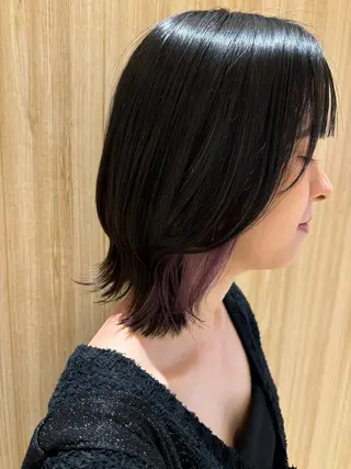 ミディアム カラー 髪師kenjiro所属・⭐️五十嵐 未悠⭐️のヘアスタイル