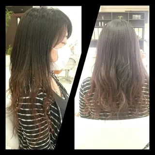 ロング キンジョウ エナミのヘアスタイル