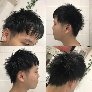 ショート メンズ "PEPPU "所属・派手髪、ハイトーン ショートヘアShinのヘアスタイル