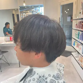 ショート 髪質改善× ハイライト溝江のヘアスタイル