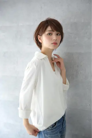 ショート 🎗️comoda 神戸三宮 髪質改善のヘアスタイル
