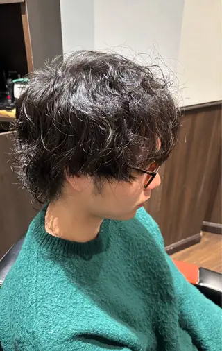 パーマ LAVIE NEW STANDARD BARBER 五反田店所属・かみがひら なぎさのヘアスタイル