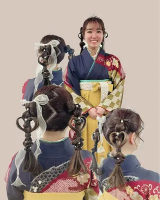 ヘアアレンジ GRANLUSSO 〜グランルッソ駅前店所属・木口 嘉美のヘアスタイル