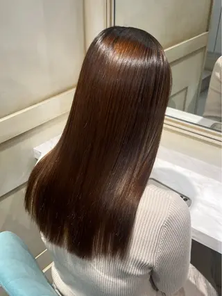 ロング 🟠髪質改善縮毛矯正 刑部一哉🟠のヘアスタイル