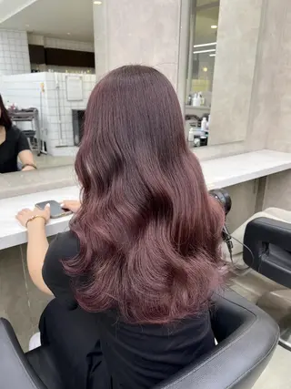 カラー 夏の暖色カラー💞 渋谷FRUITSのヘアスタイル