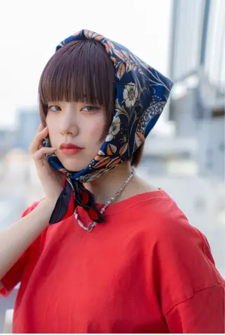 ショート カラー ヘアアレンジ 🍓shell立川 🌈しんたに🐰のヘアスタイル