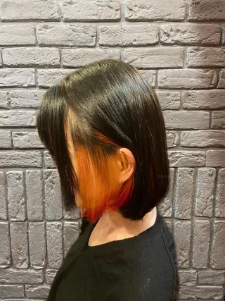 ショート カラー 🦉静かに過ごしたい 方、個室席🦉タナカのヘアスタイル