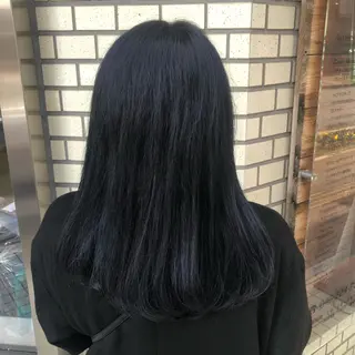 セミロング 韓国風デザイン 💐MIZUKI💐のヘアスタイル