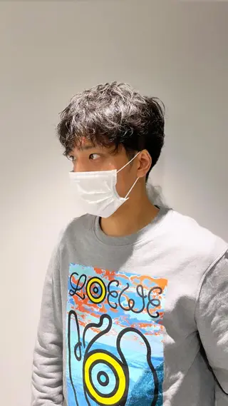 メンズ 髪質改善/縮毛矯正 艶カラー/珠聡のヘアスタイル