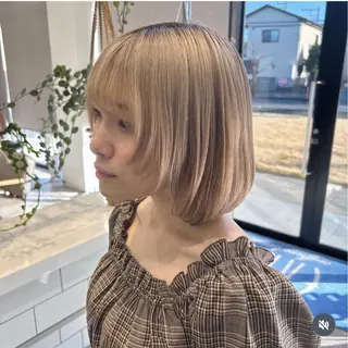 ショート 根本 美咲のヘアスタイル