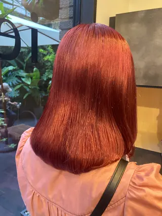 ミディアム カラー ✨最安値✨エクステ カラー🌼つきな🌼のヘアスタイル