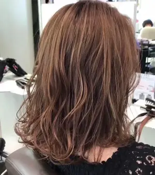 ミディアム カラー AIM所属・髪質改善✧︎カラー 💎AIM【アイム】のヘアスタイル