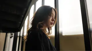 セミロング カラー coupe ciseauxのヘアスタイル