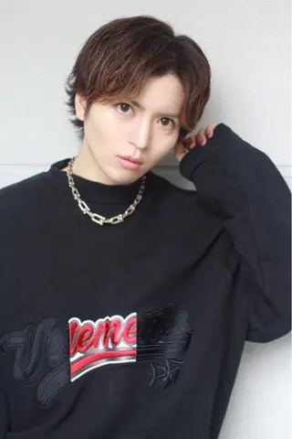 ショート カラー メンズ 曲がる縮毛矯正 髪質改善/西尾 幸樹のヘアスタイル