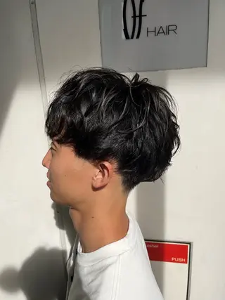 ショート パーマ メンズ オブヘア　ウエスト店所属・鈴木夏季 お悩み相談/自由が丘のヘアスタイル