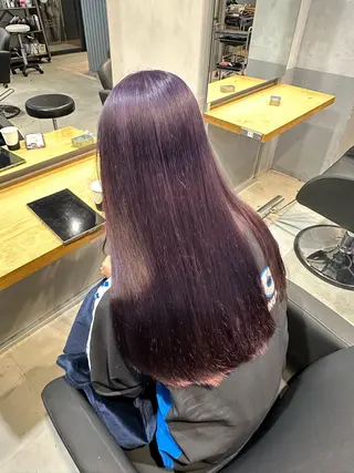 ロング カラー 💖ハイライト/ハイ トーン💖MIKIのヘアスタイル