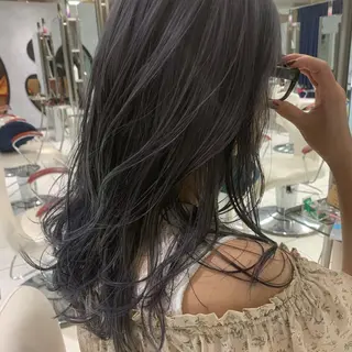 セミロング カラー 上大岡エリアNo.1 マスダタクトのヘアスタイル