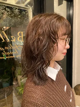 ミディアム カラー suzu🌼 /表参道のヘアスタイル