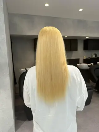 ロング カラー 鈴木直之/ハイトーン /ボブ/美髪矯正のヘアスタイル