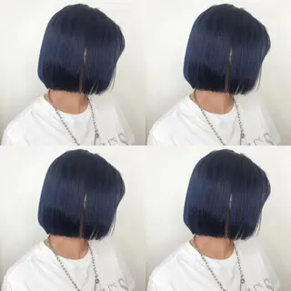 ショート カラー 竹内啓太 ボブのヘアスタイル