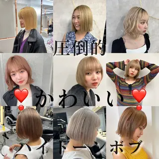 ショート カラー 池袋/似合わせ/縮毛 髪質改善【ugen】のヘアスタイル