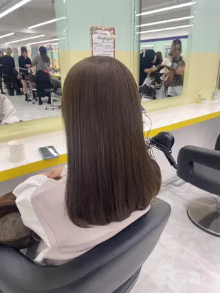 カラー 🥀トレンド韓国暖色 🥀momo🥀のヘアスタイル