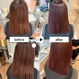 ミディアム 廣田 和奏のヘアスタイル