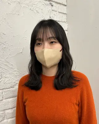 ミディアム 寺川留以 /カットモデル募集中のヘアスタイル