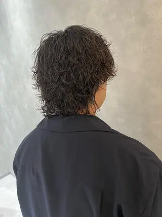 ミディアム パーマ メンズ パーマ率80%【齋藤 悠斗】のヘアスタイル