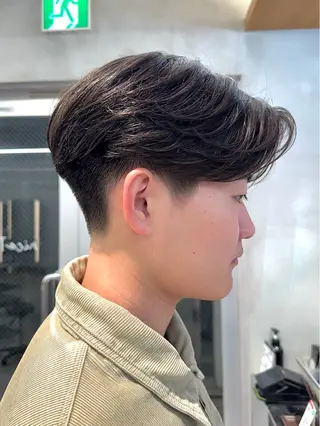 メンズ nicoTOKYO 原宿所属・センターパート /メンズ/海野颯生のヘアスタイル