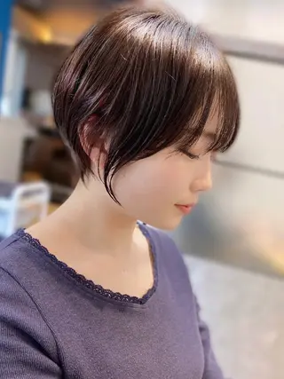 ショート 縮毛矯正 髪質改善　鈴木のヘアスタイル