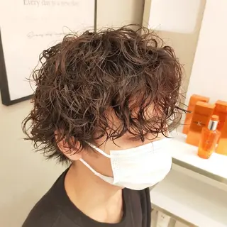 ショート パーマ メンズ AUBE HAIR shinjuku所属・🌺夏の褒められヘア 🌺 NAO のヘアスタイル