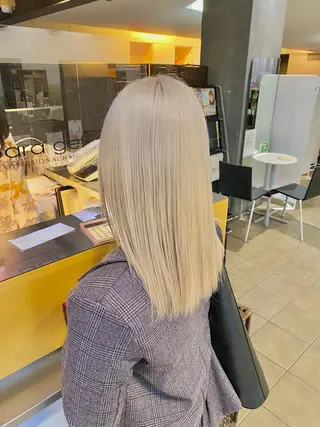 セミロング 【今里 ハイトーン】 横山大樹のヘアスタイル