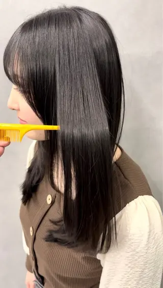 ロング 岸田 悠佑のヘアスタイル