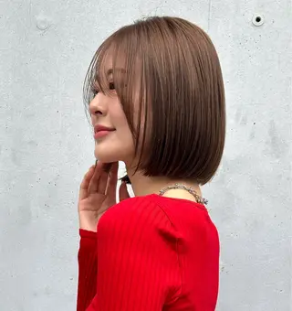 ミディアム カラー NYNY/新免世翔 モデル募集中のヘアスタイル